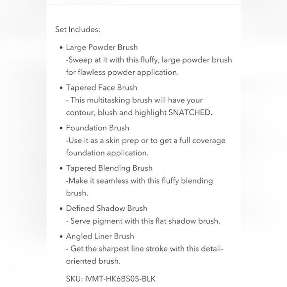 Impressions X Hello Kitty Just Slay 6-Piece Brush Set - Picture 9 of 9